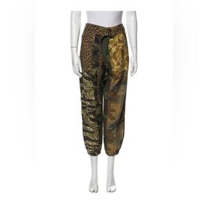 R13 Camouflage and Leopard Print Women's Pants